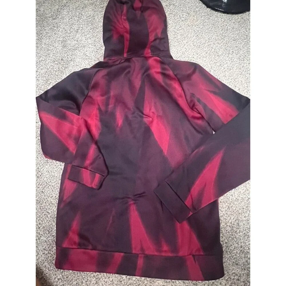 Nike red dri fit hoodie small